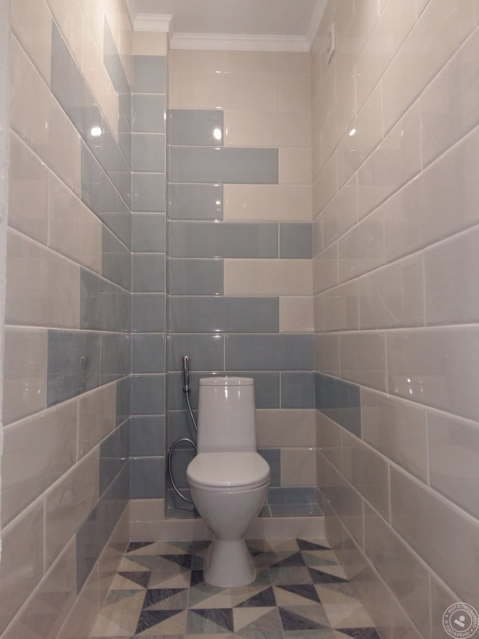 Раскладка плитки в туалете