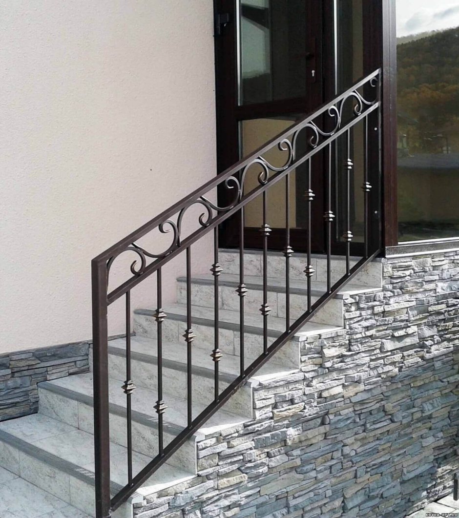 Перила из профильной трубы 40х20