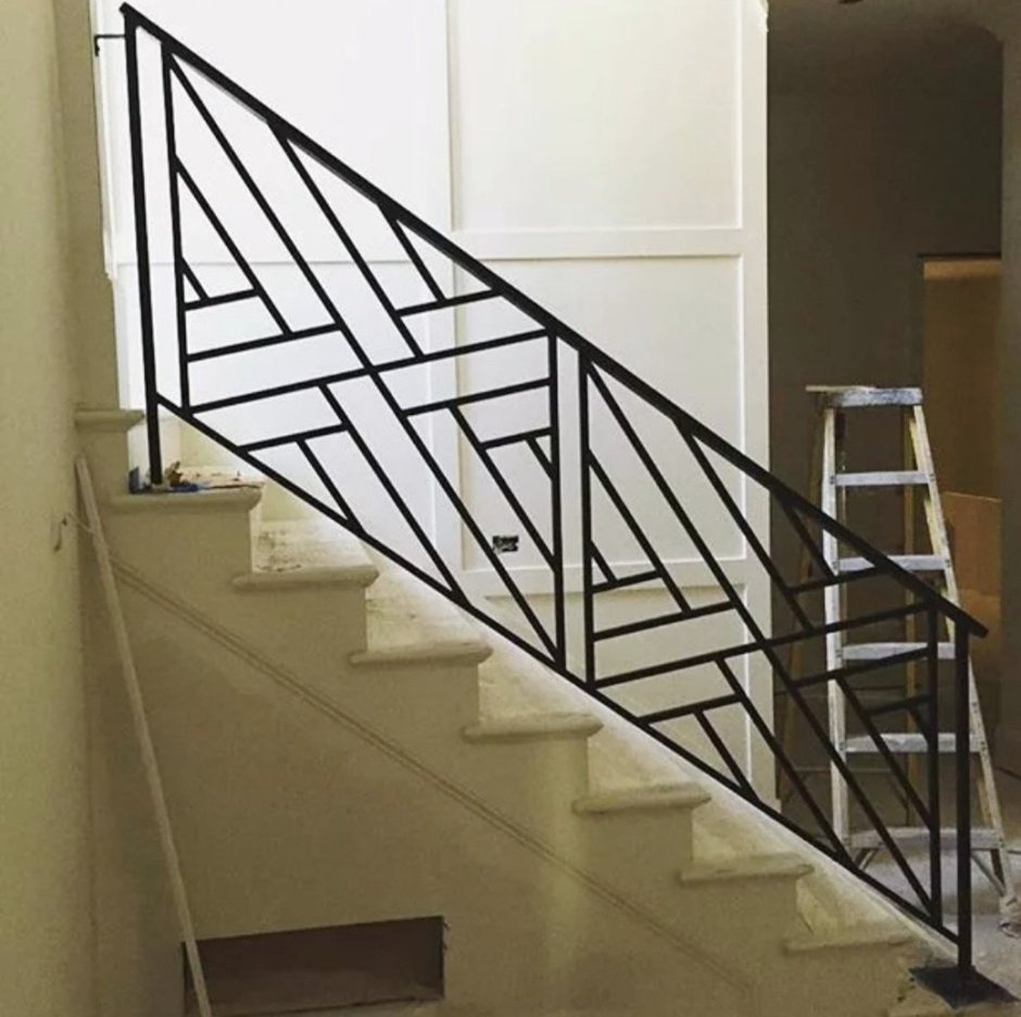 Перила металлические для лестниц