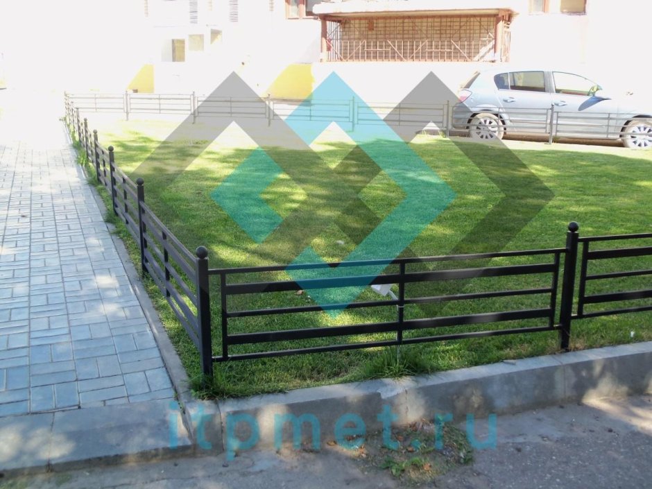 Ограждения металлические для газонов