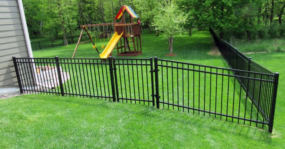 Ограждения металлические для газонов