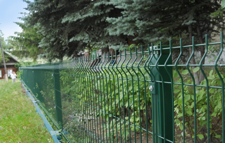 Панель ограждения 3d 1530х2500/50х200 мм s=5 ral6005