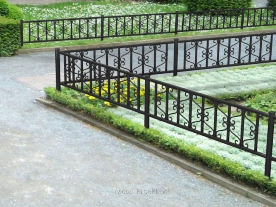 Железные ограждения для клумб