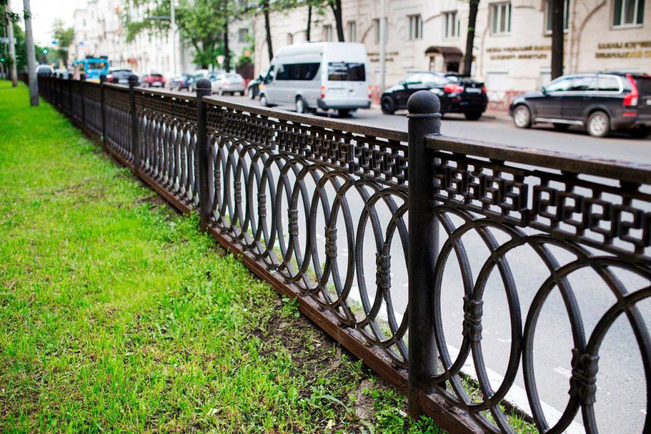 Чугунное ограждение Яуза