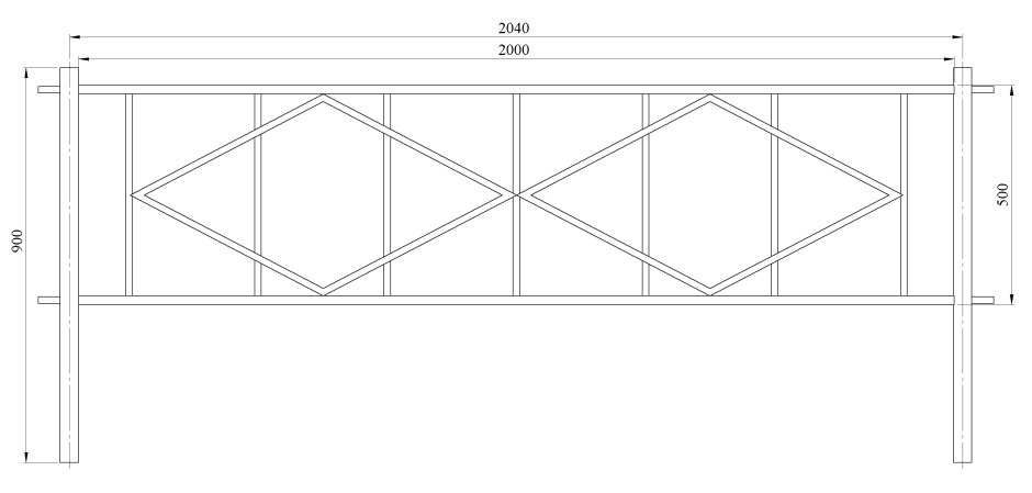 Ограждение газонное ГЗ-24