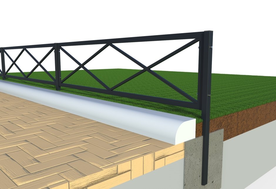 Газонное ограждение го-1