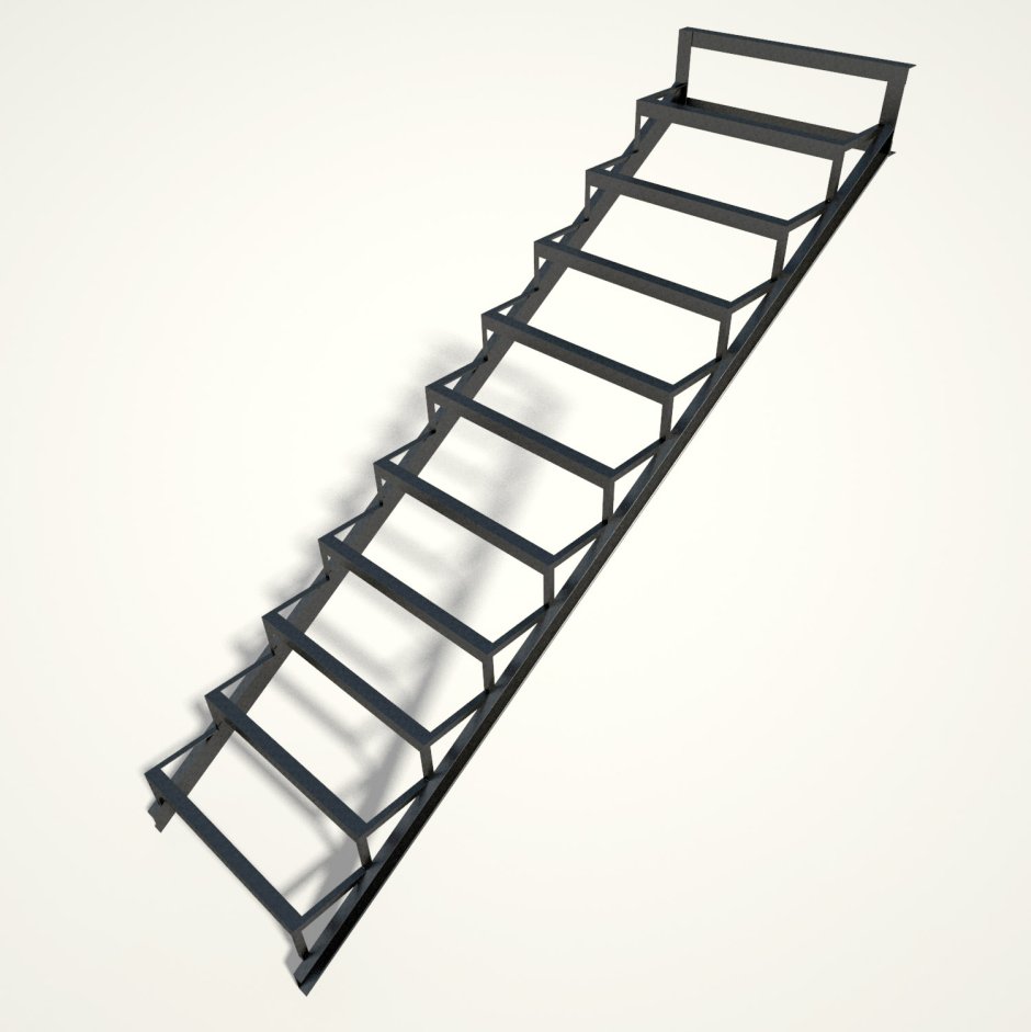 Лестница металл 40на40