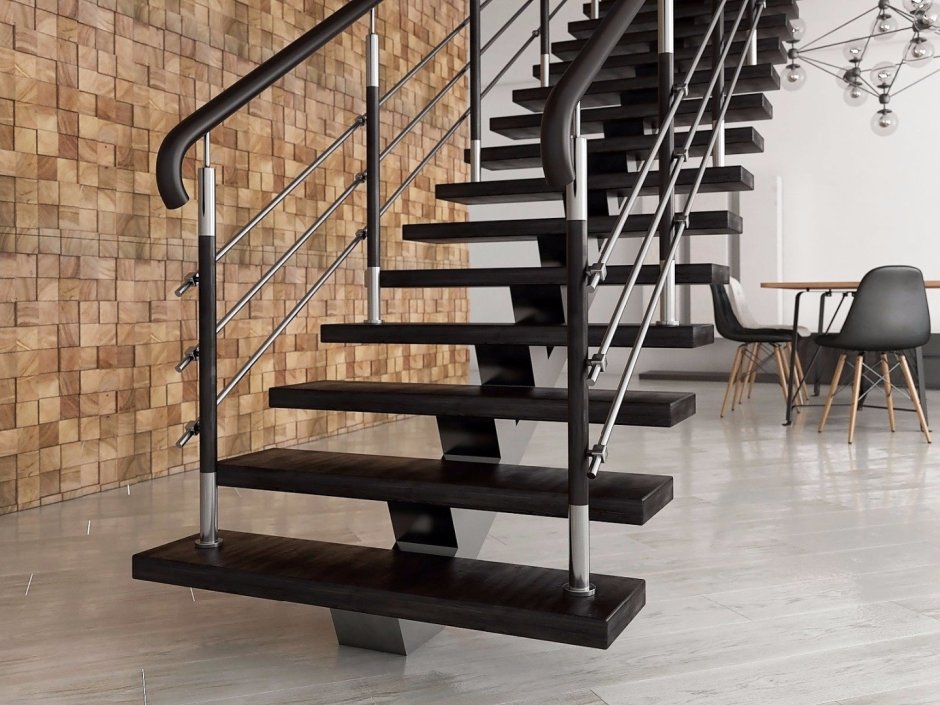 Лестница из металла