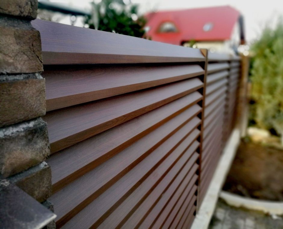 Забор жалюзи Твинго