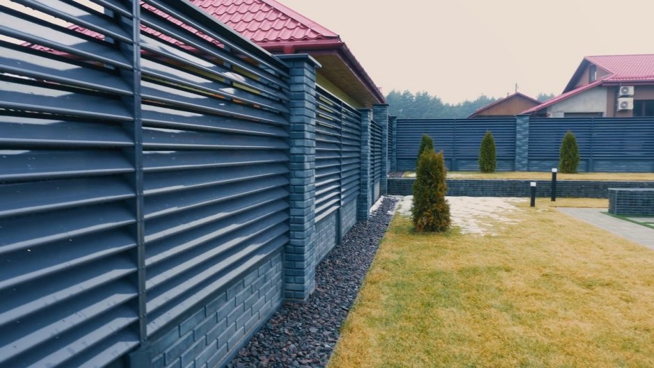 Забор жалюзи Виола