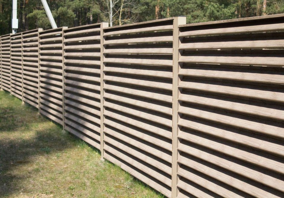 Забор жалюзи гамма ламель 156