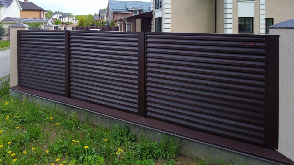 Забор жалюзи Милан