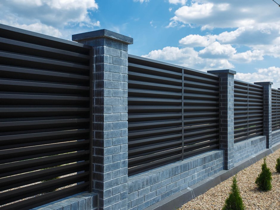 Забор жалюзи ФЕРУМСТАЛЬ