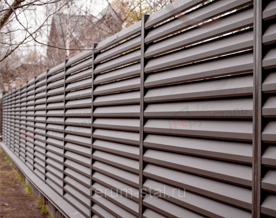 Заборные жалюзи Гранд лайн