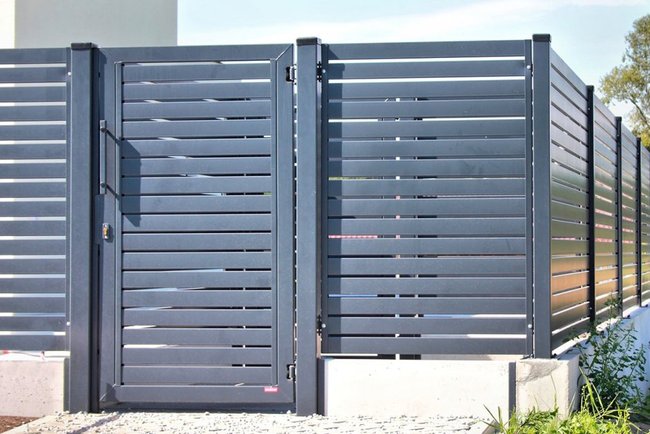 Забор ранчо металлический Алютех