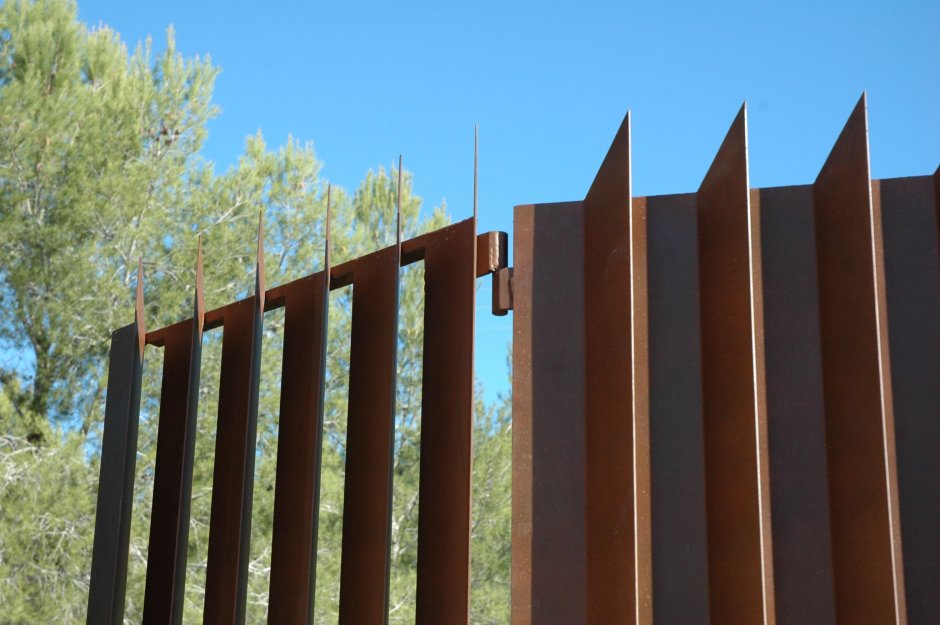 Corten Steel Fence