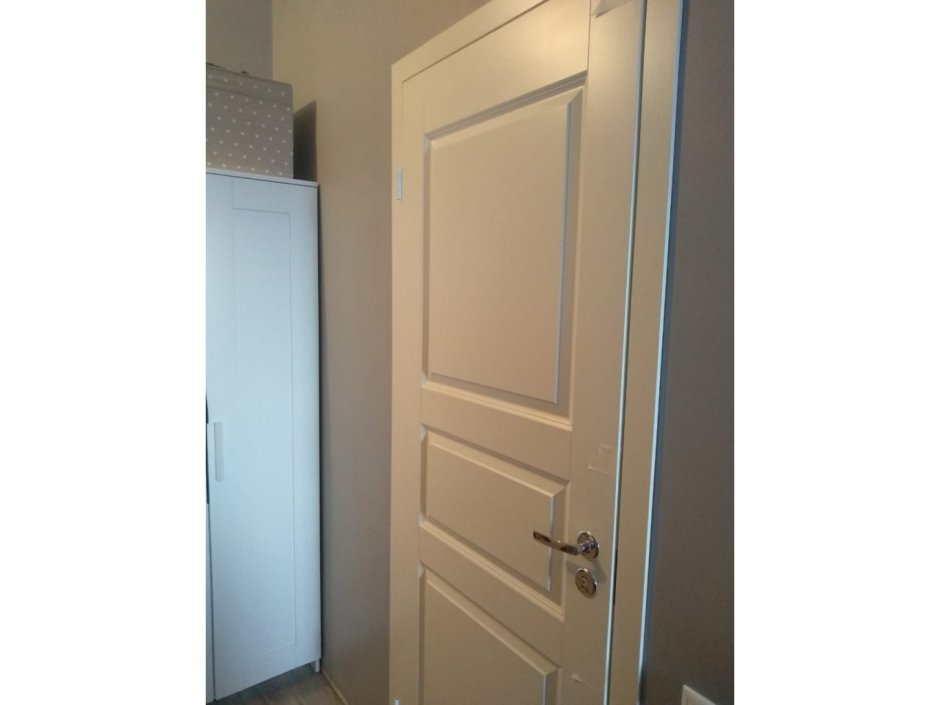 Олови двери белые с притвором