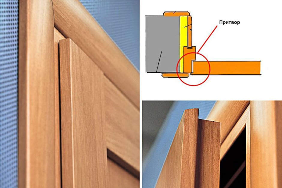 Дверной блок притвор наплав