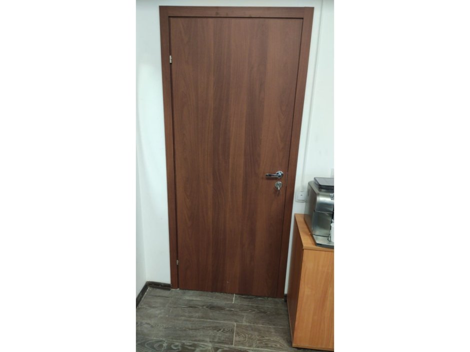 Дверь мастер 2050*850 l гладкая итальянский орех