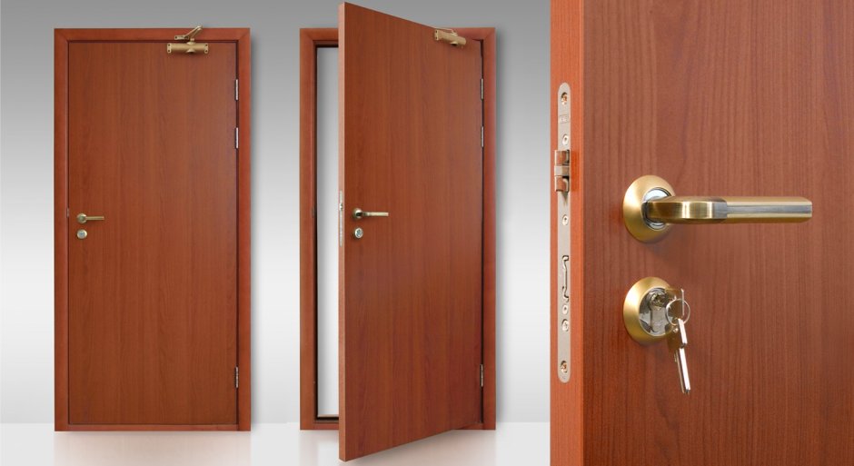 Деревянные противопожарные двери