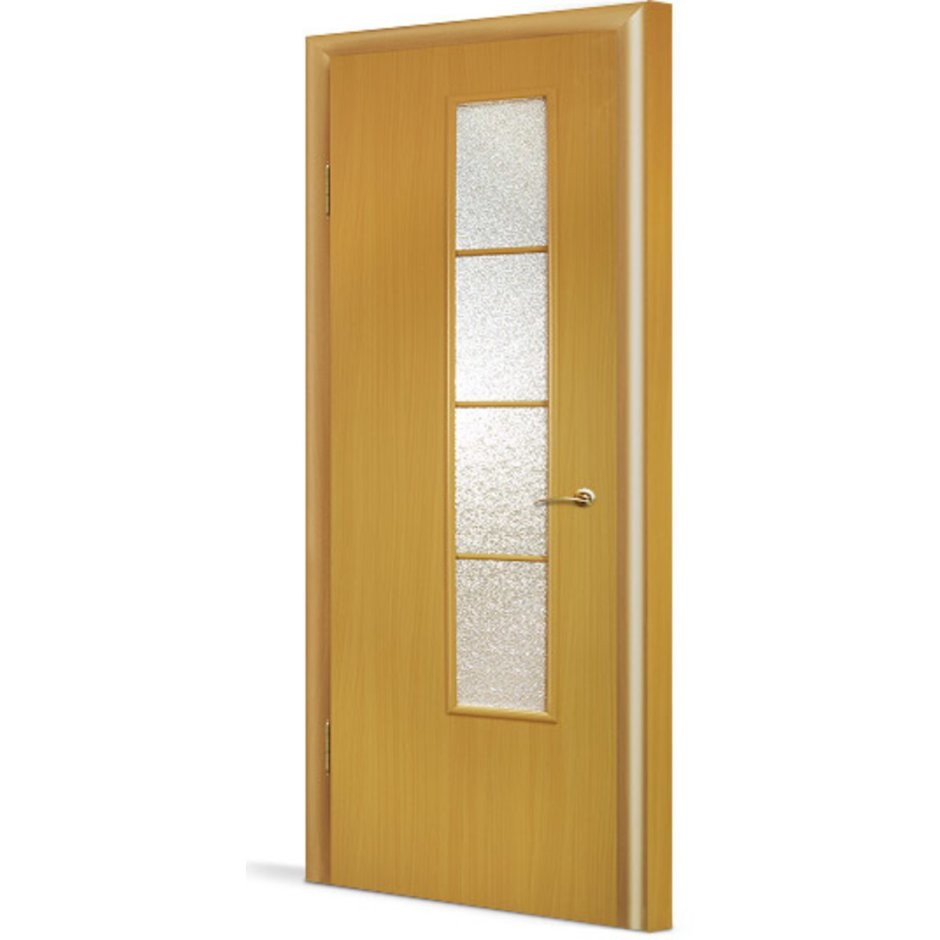 Дверное полотно остекленное лесенка 600*2000мм Корби