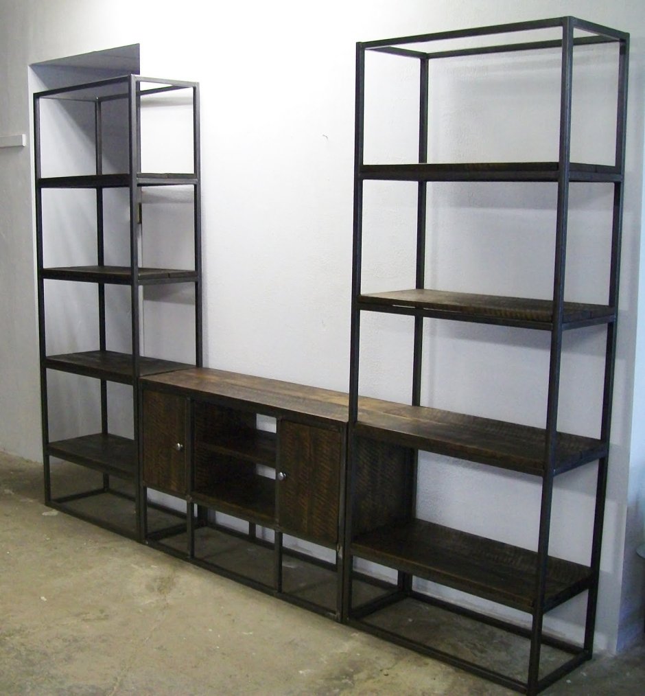 Стеллаж лофт из профильной трубы