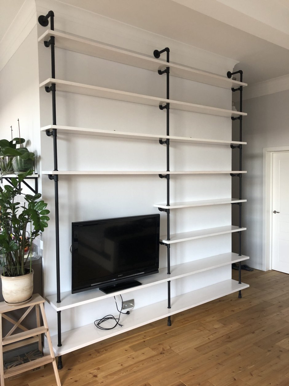 Стеллаж металлический под телевизор