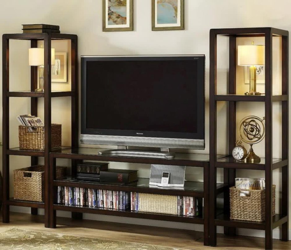 Стеллаж под телевизор для гостиной