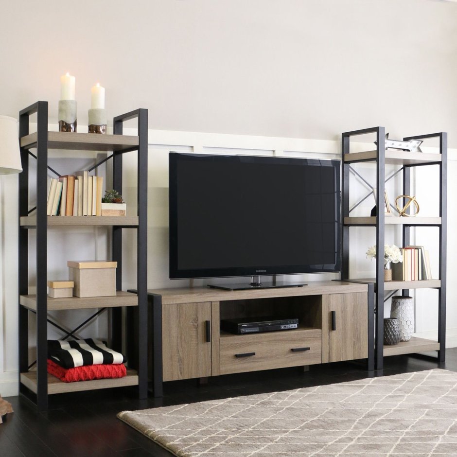 Стенка для телевизора лофт