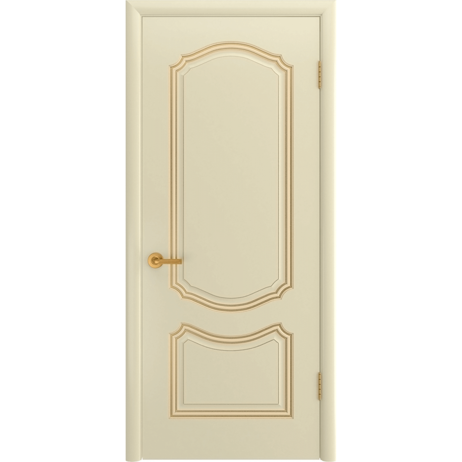 Ульяновские двери слоновая кость эмаль патина золото
