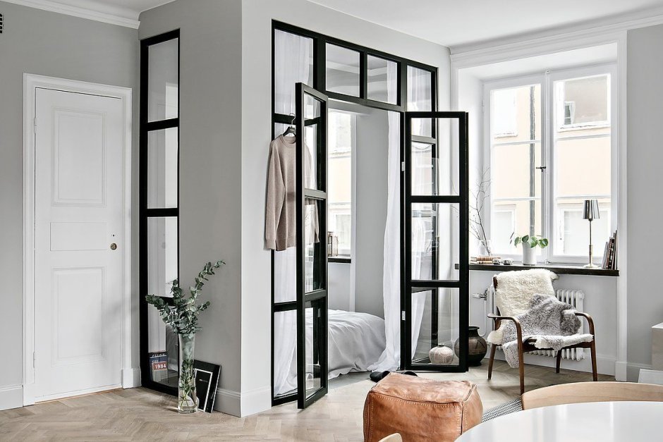 Межкомнатные перегородки в скандинавском стиле