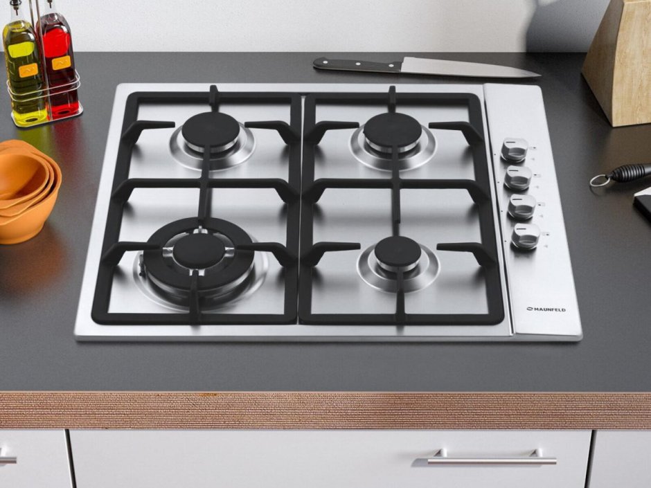 Варочная панель Маунфилд 4 конфорки газовая