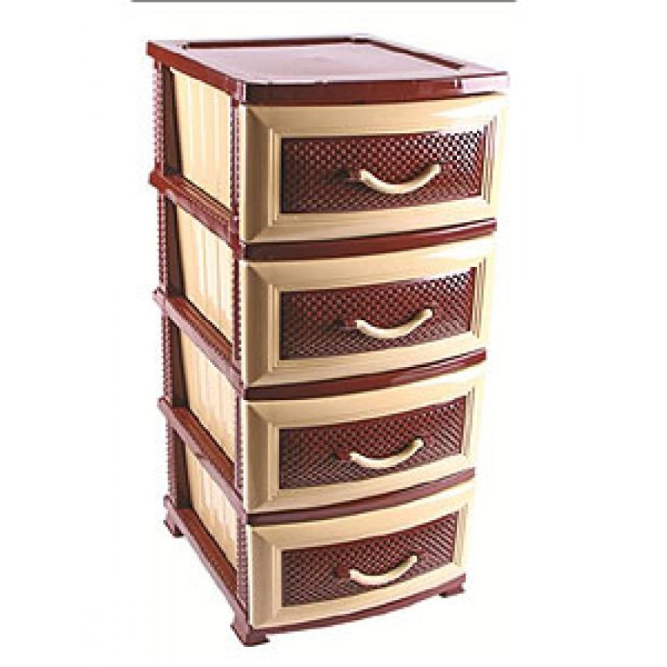 Комод РП-411 4секции Дельфин беж/кор.