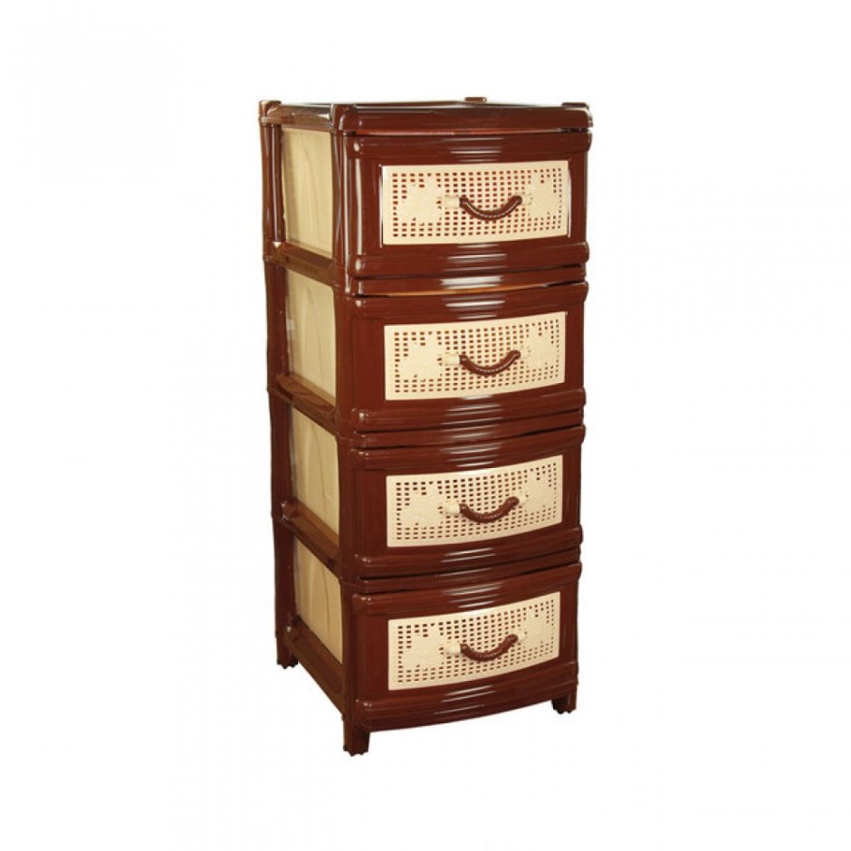 Комод 3-х секционный (корич.) М1353