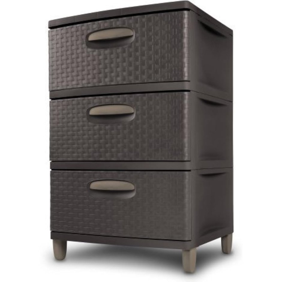 Пластиковая тумба с ящиками