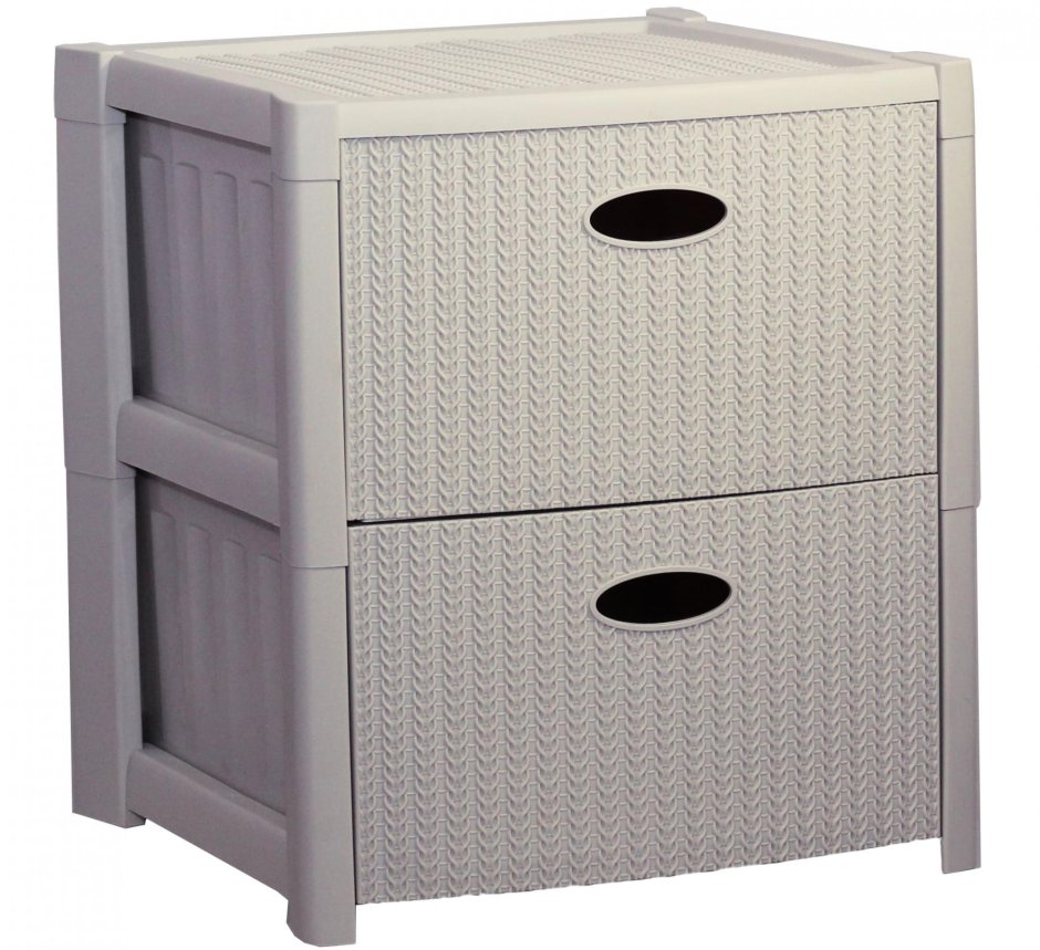 Комод-тумба "ротанг", 2 секции