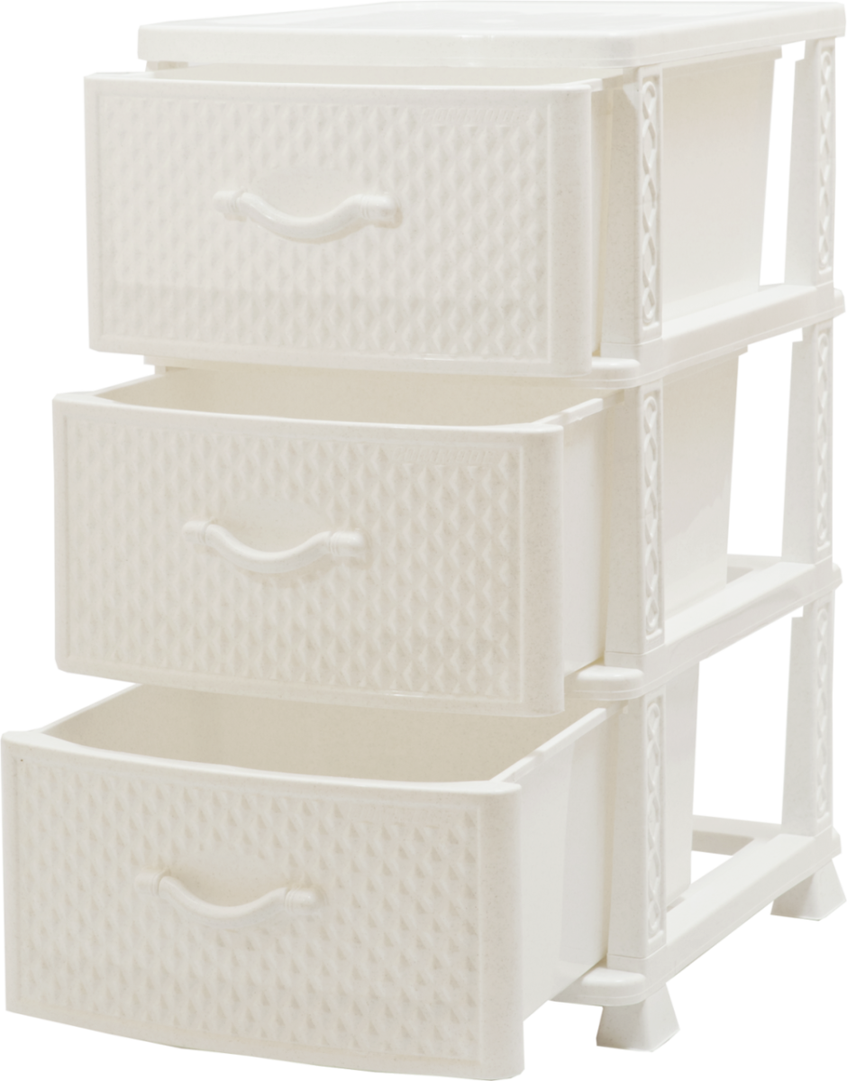 Комод "Флайбокс" 3-х секционный мрамор