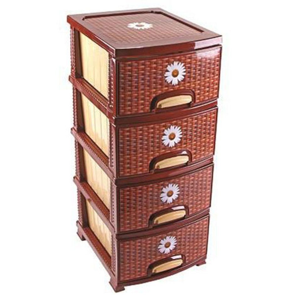 Комод Ажур белый Росспласт