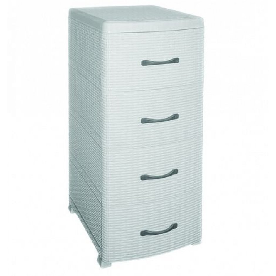 Комод Violet ротанг 4-х секционный