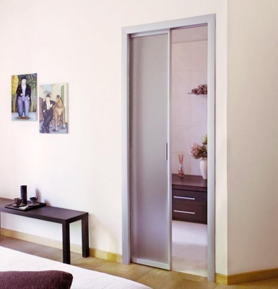 Раздвижная дверь межкомнатная одностворчатая Волховец