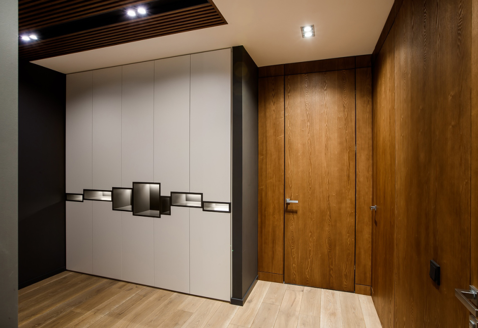 Двери скрытого монтажа в интерьере