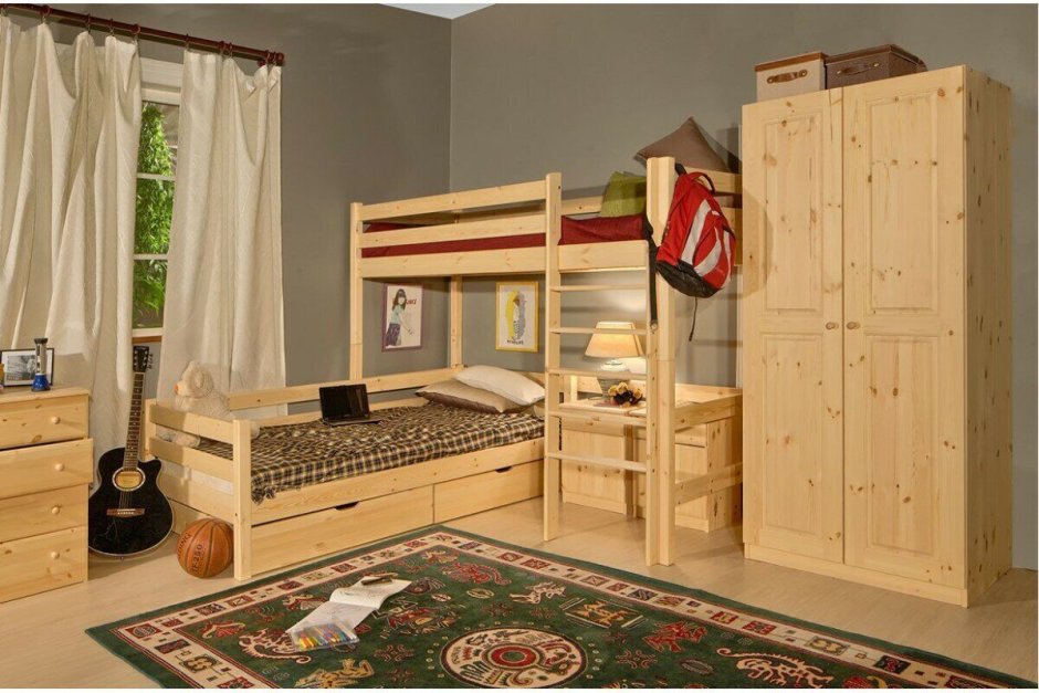 Кровать Классик детская Тимберика