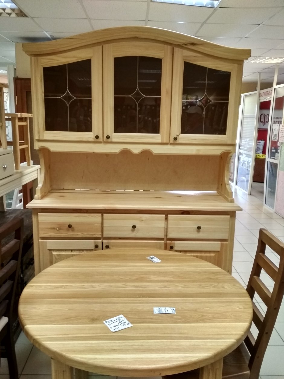 Фасады для буфета из сосны