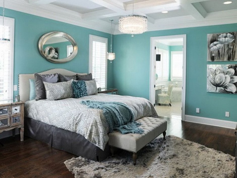 Спальня Тиффани бирюзовая