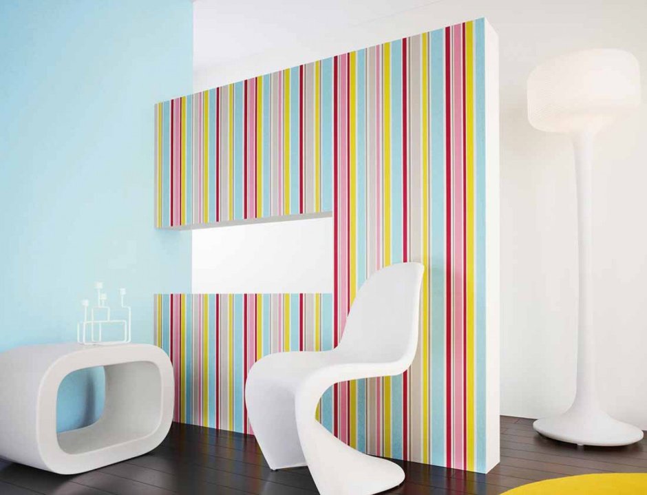 Полоски в интерьере