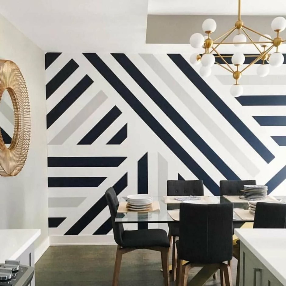 Полоски в интерьере