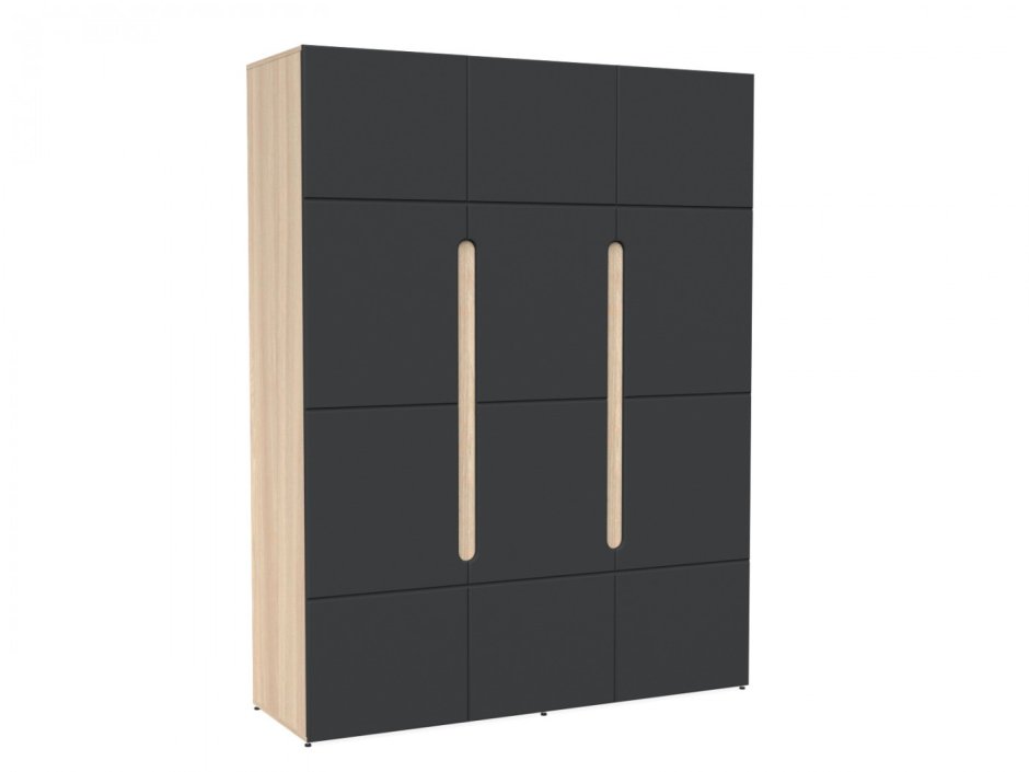 Шкаф 2 створчатый Палермо графит