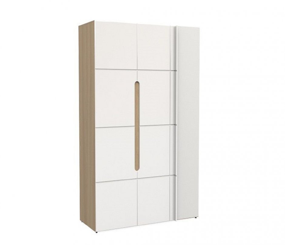 Угловой шкаф Палермо белый глянец