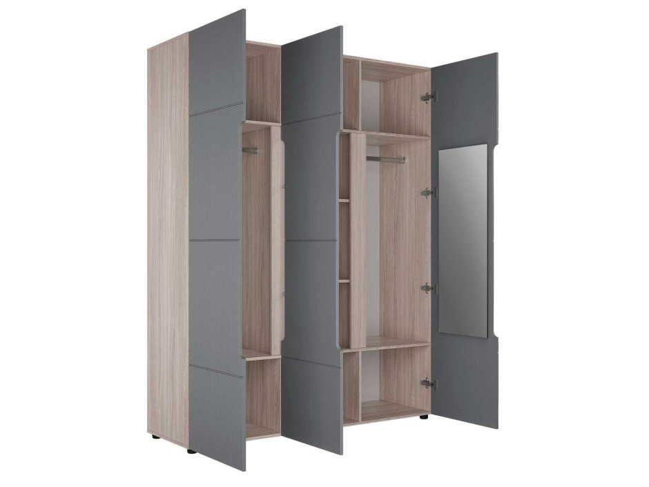 Шкаф Палермо 3 графит
