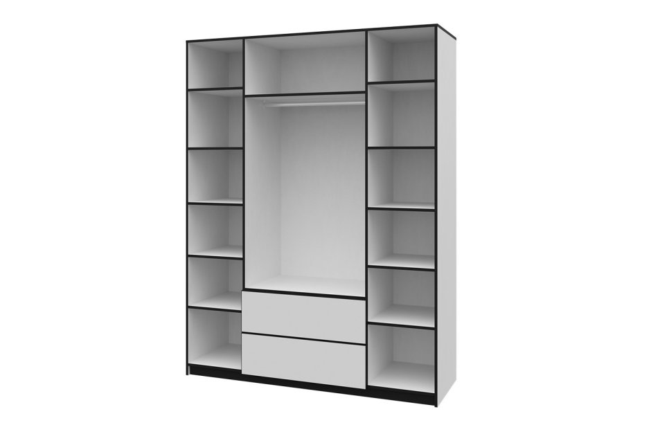 Шкаф 4х дв зерк с ящ модуль Версаль